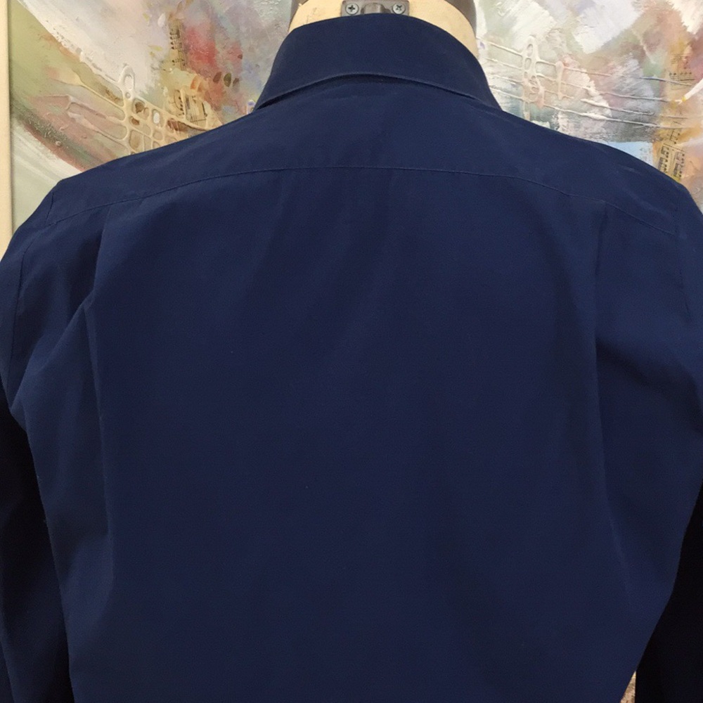 🌹From Collars To Cuffs Striped Trim Button Front Shirt Top - Picture 7 of 13